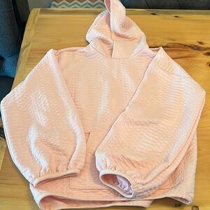 NWOT Girls XL pink hoodie